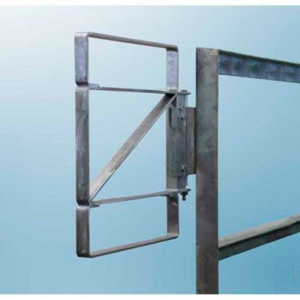 Fabenco. FabEnCo Z Series Carbon Steel Galvanized Bolt-On Self-Closing Safety Gate, Fits Opening 24-27in Z70-24